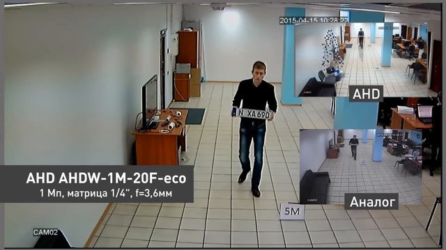 Сравнение CVBS и AHD камер видеонаблюдения смотреть онлайн