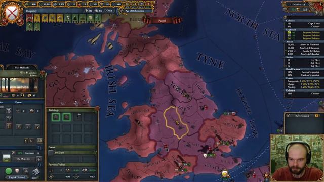 EU4 - Бургундия - 41 - Very Hard - (The Burgundian Conquest, 1.29.6, Burgundy, Europa Universalis 4 смотреть онлайн