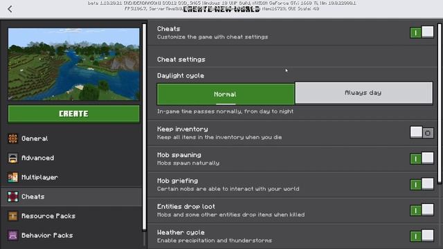 New Bedrock UI Walkthrough Minecraft 1.18.20.21 Beta смотреть онлайн
