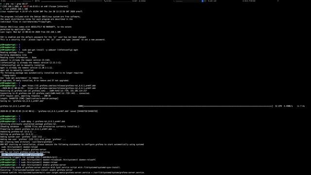 Install grafana on Raspberry PI (Raspbian) смотреть онлайн