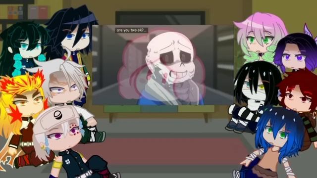 hashiras react to glitchtale [not part 2] (????). :') ??? смотреть онлайн