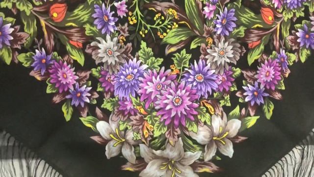 Новинка!!! Платок шерсть 125/125 «В садах земли Нижегородской» Кутузов Сергей смотреть онлайн