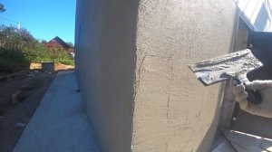 КОРОЕД - нанесение штукатурки на фасад впервые. Мои ошибки!