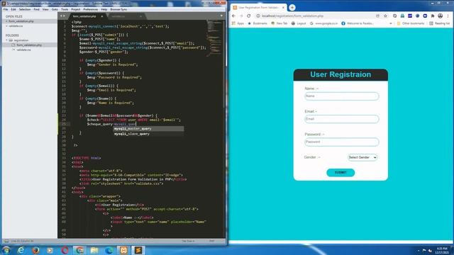 User Registration Form Validation In PHP & MYSQL (Part 2) смотреть онлайн
