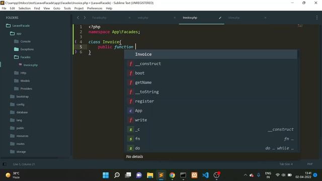 Facade In Laravel Application-What Why And How? | Laravel 9 Facades | Custom facade | Ajay [HINDI] смотреть онлайн