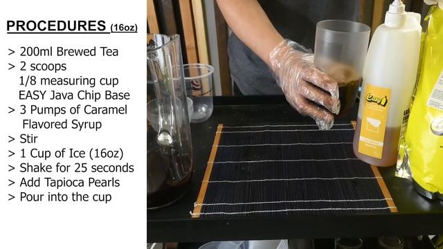 How to make Java Chip Caramel Milk Tea | EASYBRAND | смотреть онлайн