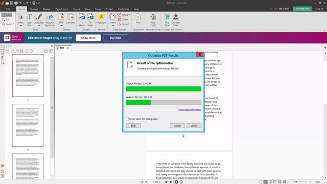 How to Reduce or Compress PDF File Size using Nitro Pro смотреть онлайн