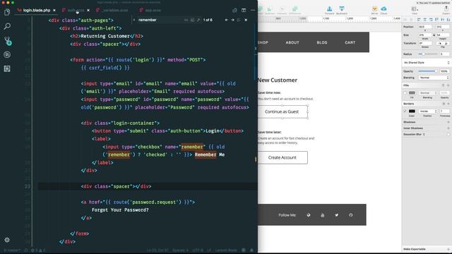 Laravel E-Commerce - Styling Auth Pages - Part 24 смотреть онлайн