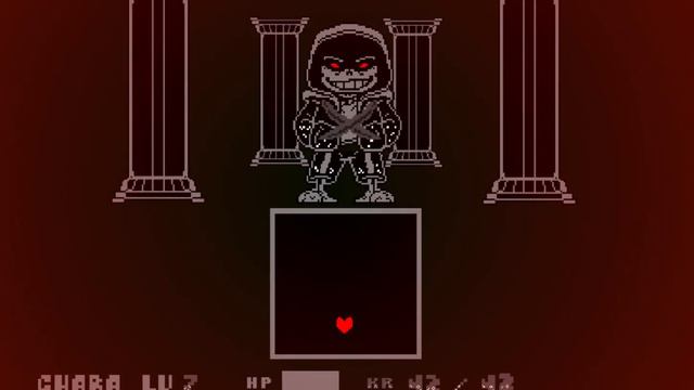 Undertale Fan Game|Dusttale Sans Fight Phase1-2 By OichitoSan...