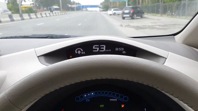 Leaf ZE0 8// SOH 63%. Академическая езда на ниссан лиф 145км на 1-ой зарядке по городу летом. Анали смотреть онлайн