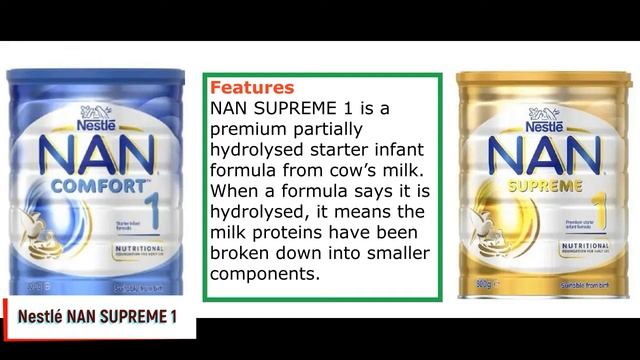 What is the difference between Nan supreme and Nan comfort смотреть онлайн