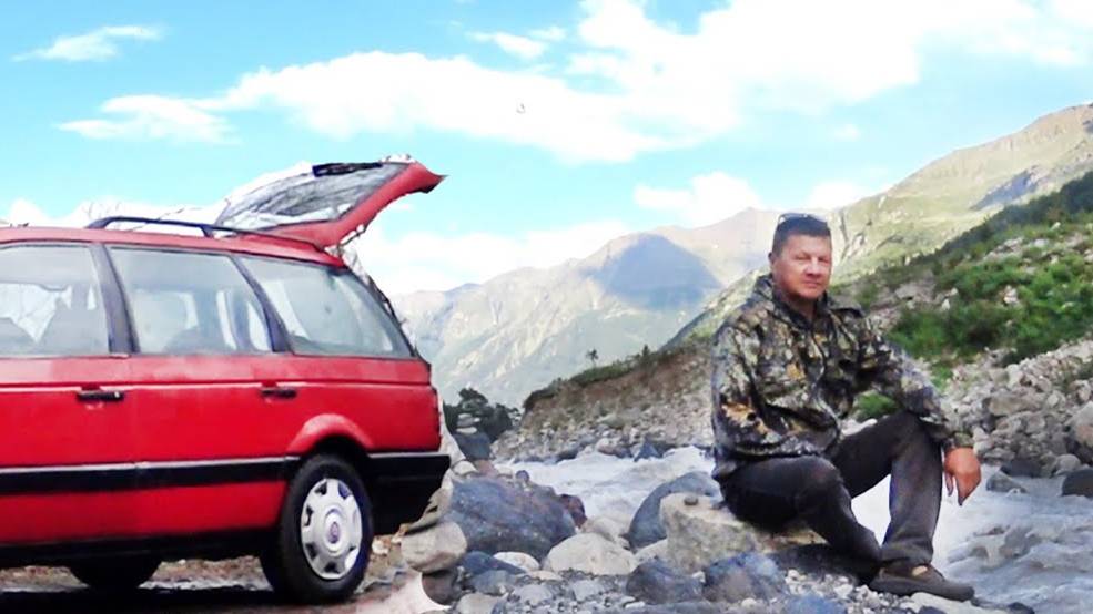 Эльбрус. Живу на парковке. Водопад Азау. Автопутешествие по России смотреть онлайн