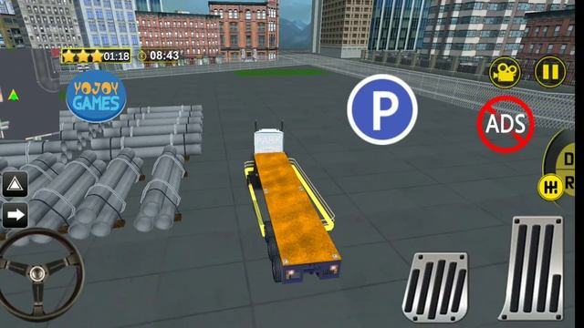Mobile Crane Simulator #1 (by Yojoy Games) - Android Game Gameplay смотреть онлайн