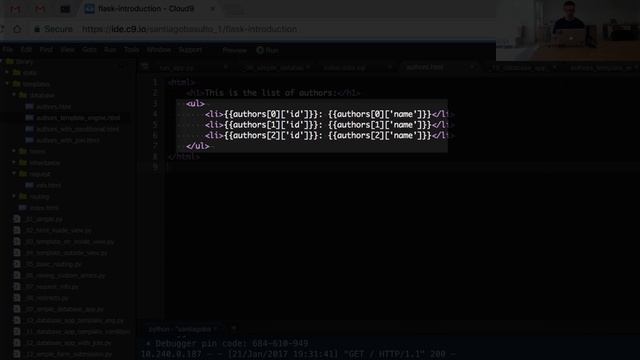 Step 10 - Advanced Flask and Jinja Features смотреть онлайн