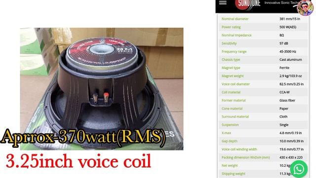 PAudio 15 Bm 500b Speaker Review/ paudio 500watt speaker price смотреть онлайн