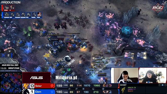 HIT! Clem VS Solar - TvZ - ASUS ROG Fall 2021 Online - polski komentarz смотреть онлайн