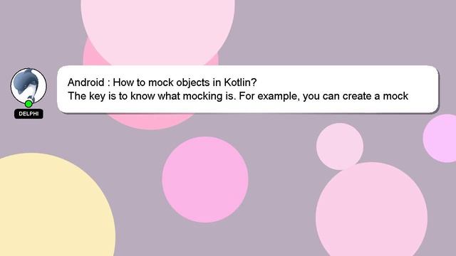 Android : How to mock objects in Kotlin? смотреть онлайн