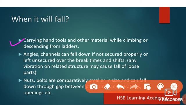 Tool box talk for falling objects.. смотреть онлайн
