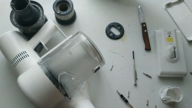 Разборка вертикального беспроводного пылесоса и АКБ Dreame V9 смотреть онлайн