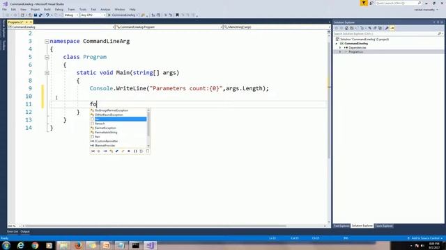 Part 3 - Command Line arguments in C# смотреть онлайн