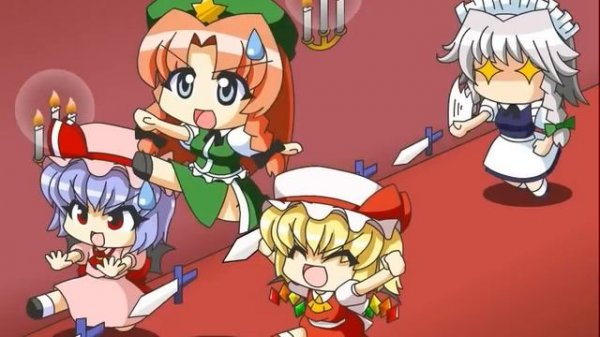 [Touhou Flash] The SDM: Rampaging Sakuya (Ru translation)