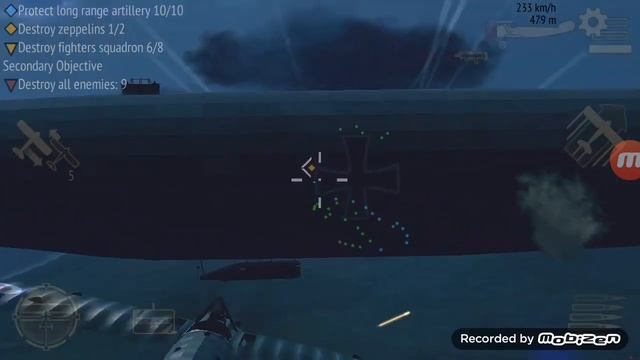 Night Attack - Flyby Of Burning Zeppelin - WWI Sky Aces смотреть онлайн