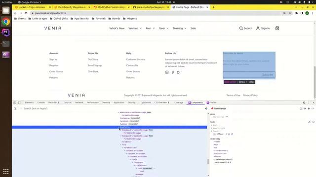 PWA studio practice session : Remove newsletter from footer смотреть онлайн