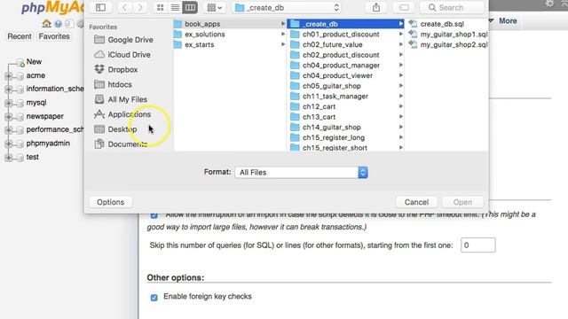Import a SQL File to Create a Database смотреть онлайн
