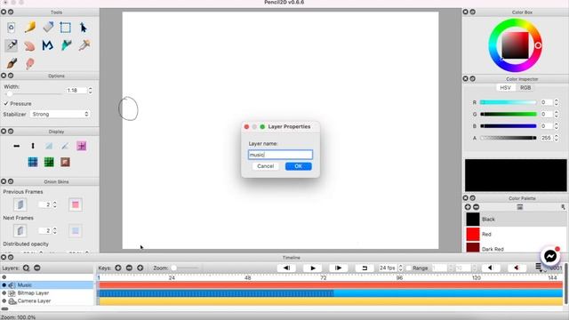Pencil2D | Import Sound