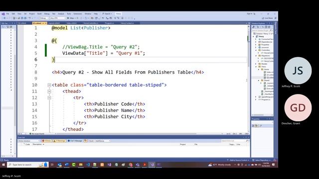 AWD1115 - Database Driven Web Development II - Day45 - 10-30-2023 смотреть онлайн