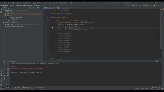 Уроки Java для начинающих. Класс Math. Как сгенерировать случайное число? Как округлить число? смотреть онлайн