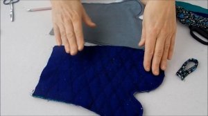 Как сшить Прихватку рукавицу для кухни. How to sew a mitten mitten for the kitchen.