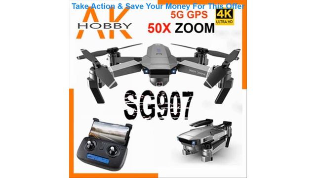 Review SG907 Pro GPS Drone Quadcopter with HD Dual Camera 4K/1080P 5G Wifi FPV Following Me Profess смотреть онлайн