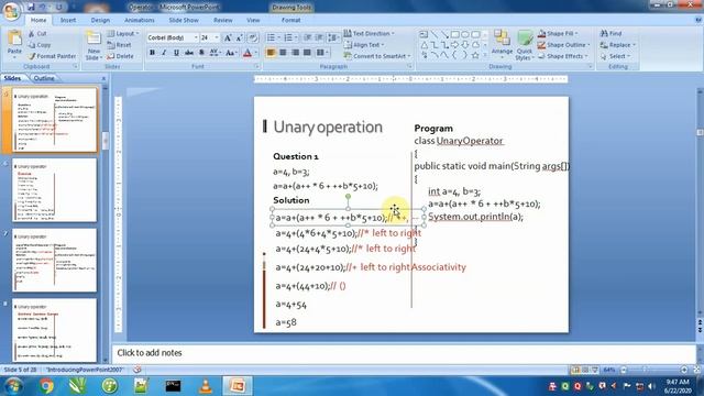 Unary Operator in java programming смотреть онлайн