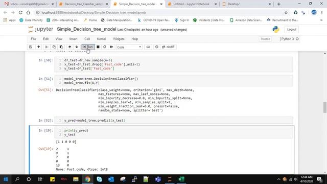 Decision Tree Classifier implementation in Jupyter notebook Part 2 смотреть онлайн