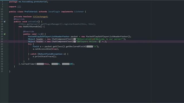 Advanced Bukkit Coding - Animated Tablist - Episode 24 смотреть онлайн