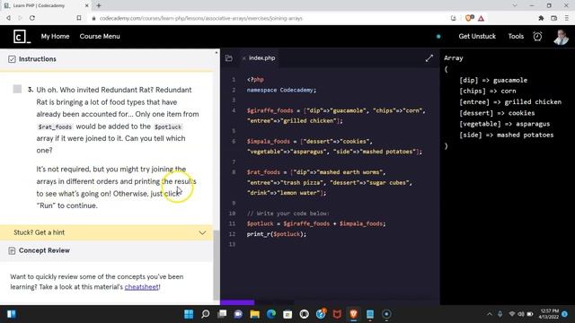 PHP Joining Arrays with Union Operator, How to Join Arrays Using the Union Operator, PHP Join Array смотреть онлайн