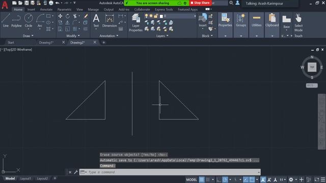 32: Mirror (AutoCAD Tutorial) смотреть онлайн