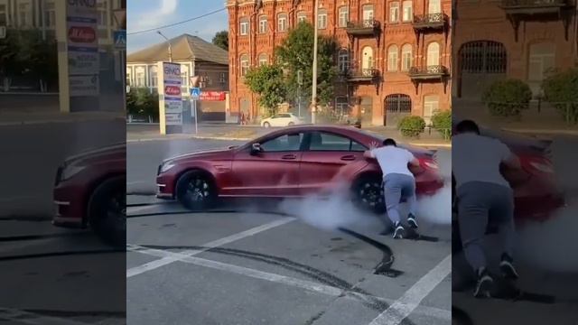 Mercedes AMG CLS 63 drifting смотреть онлайн