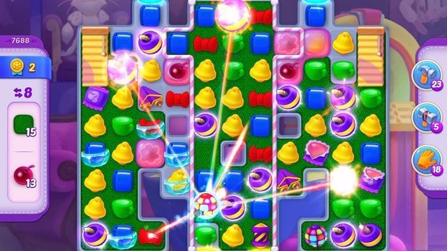 HomeScapes Level 7688 no boosters (17 moves) смотреть онлайн