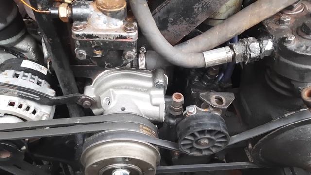 Установка 2х поршневого компрессора от ЗИЛ на Д245