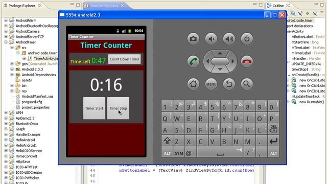 Android Timer смотреть онлайн
