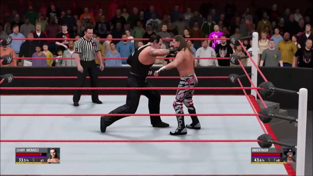 Shawn Michaels Helps Shane Beat Taker at WM32 and then Retires him at WM33 - WWE 2K16 Custom Segmen смотреть онлайн