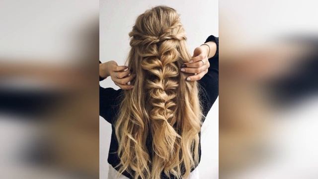 How To Do Half Up Half Down Prom Hair Half Up Half Down Wedding Hair Ideas смотреть онлайн