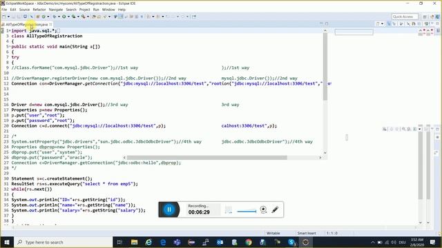 Jdbc | Sql Jdbc | Why Jdbc | Database Connectivity | Java Tutorial In Hindi -38 смотреть онлайн