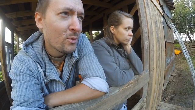Репортаж ни о чём, и про крылечко | Мотоблок в домике | Осень в деревне. смотреть онлайн