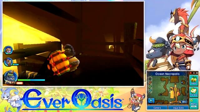 Ever Oasis Walkthrough - Part 19: Second Boss - Scrimpion смотреть онлайн
