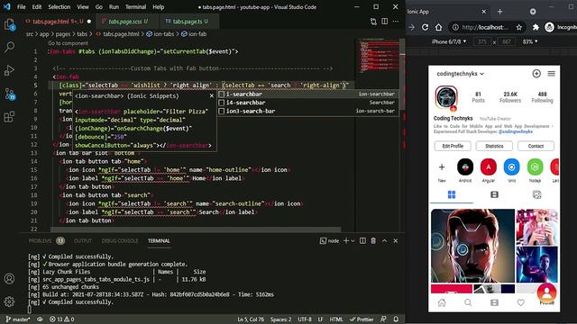 Ionic 5+ Custom tabs UI (2021) - Episode 3 | Custom Tabs Series смотреть онлайн