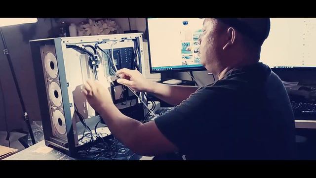 Corsair 4000D Airflow Tempered Glass build !! смотреть онлайн