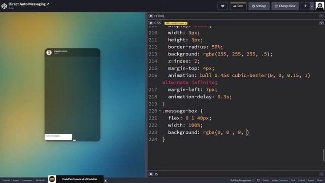 Fake Chat | Using HTML & CSS , JS | 2020 смотреть онлайн